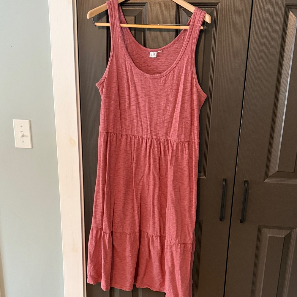 Sleeveless Wine Dress